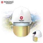 몽크로스 KH-004 DMS-G-330 고급 안전모 투명창 골드 보안경