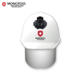 몽크로스 KH-002 고급 안전모 일반창 투명 보안경 ★랜턴 포함