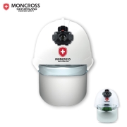 몽크로스 KH-005 고급 안전모 투명창 투명 보안경 ★랜턴 포함