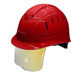 경량 통풍 안전모 일반창 골드