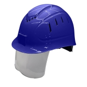 경량 통풍 안전모 일반창 스모키