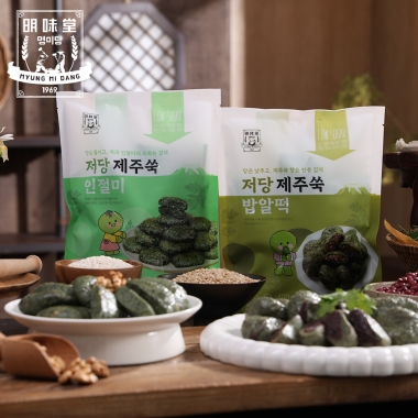 명미당 제주쑥 저당떡 2종(50개)