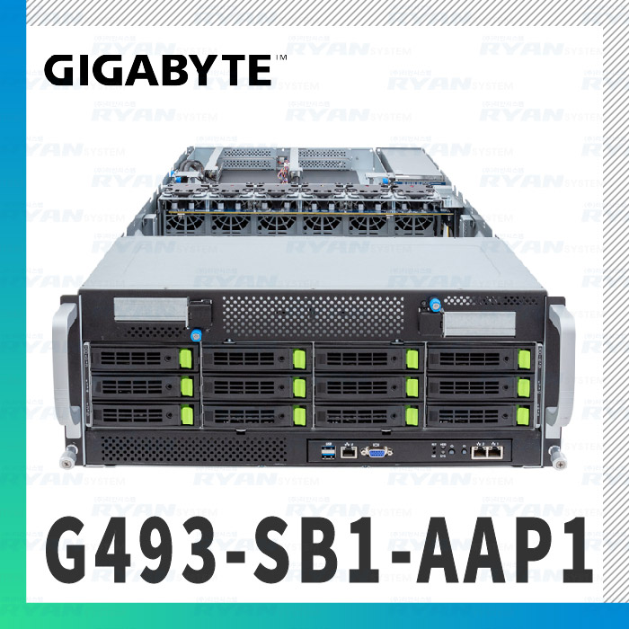 [최대 10 GPU 구성] GIGABYTE G493-SB1-AAP1 (인텔)