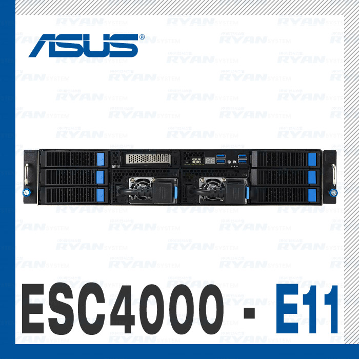 [최대 4 GPU 구성]  ASUS ESC4000-E11