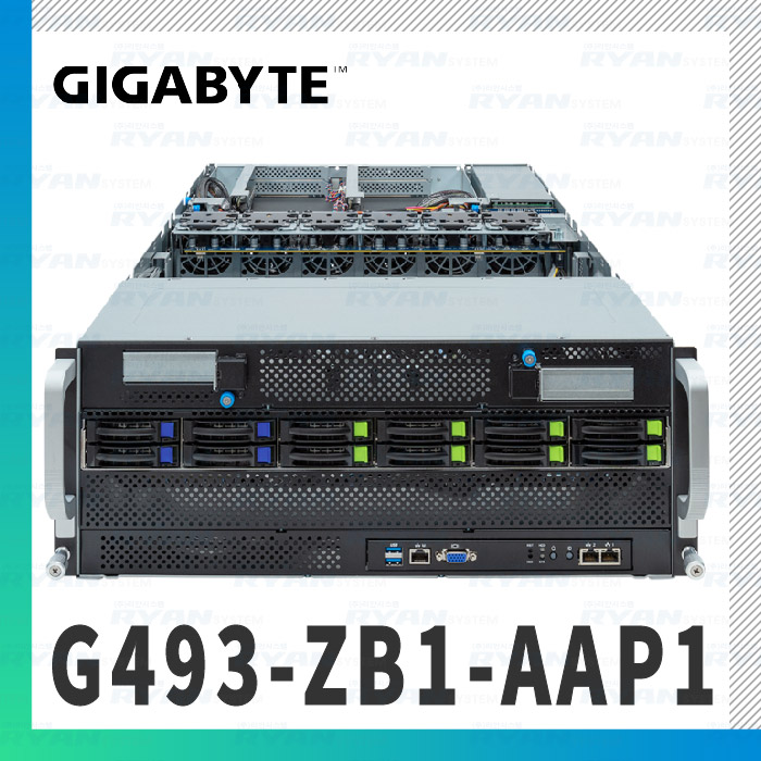 [최대 10 GPU 구성] GIGABYTE G493-ZB1-AAP1 (AMD)