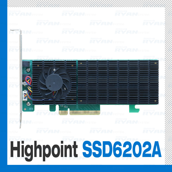 Highpoint SSD6202A/Bootable 2xM.2 NVMe Gen3x8 Raid