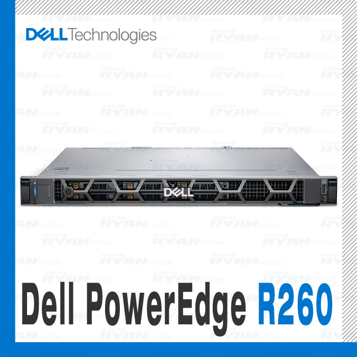 Dell PowerEdge R260 E-2468 32GB/960GB/600GB/B