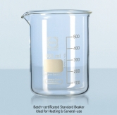 [DURAN] Premium Batch-certificated Standard Beaker, Standard Low Form, 프리미엄 표준형 비이커