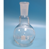 [DY] Round Flask with Joint 24/40 평플라스크, 경질1급(boro 3.3)