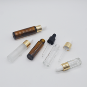 슬림 유리 골드캡 스포이드 용기 5ml 10ml 15ml