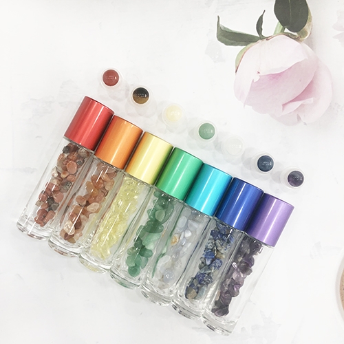 7 차크라 원석 컬러캡 롤온 용기 10ml