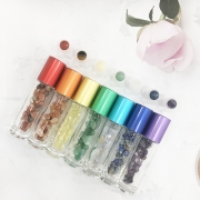 7 차크라 원석 밤부 롤온 용기 10ml (7개입)