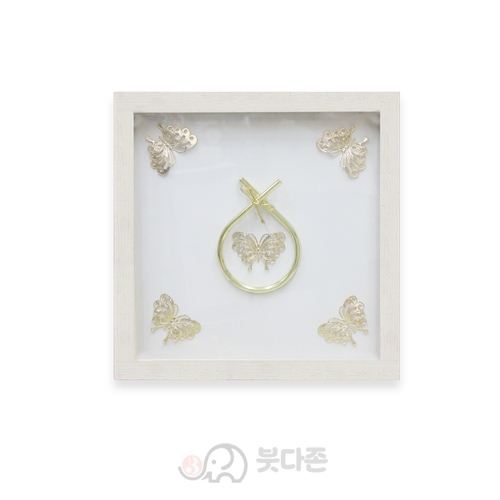 금색 나비 코뚜레 액자(44 x 44cm)