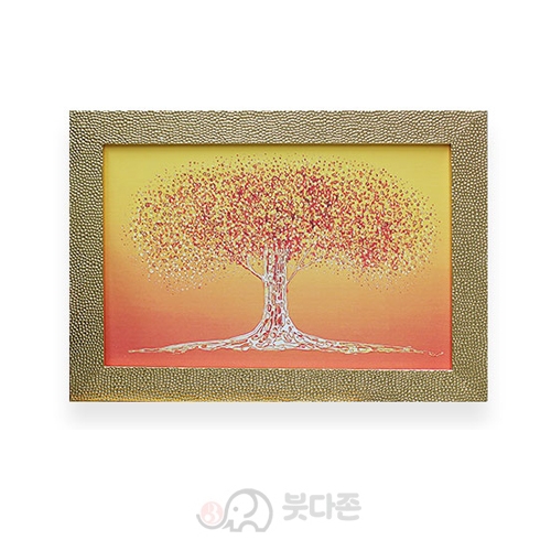 황금 돈나무액자 - 가로형 (34.5x24.5cm)