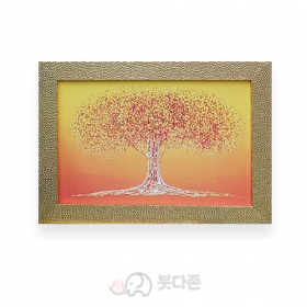 황금 돈나무액자 - 가로형 (34.5x24.5cm)