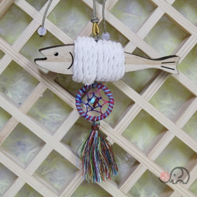 우드 액막이 북어 차걸이/ 자동차고사 명태