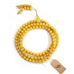 천연밀화호박108염주 10mm
