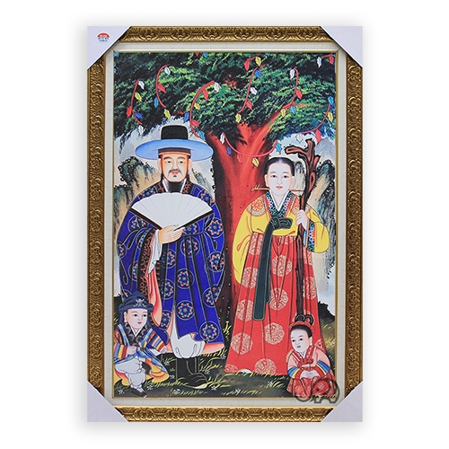 고급족자탱화 - 선황(55 x 80cm)액자포함