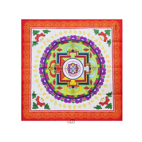 사방 옴 만다라 손수건(55 x 55cm)s