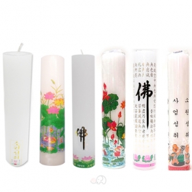 고급돈타래양초(1박스40개입) (종류8가지)