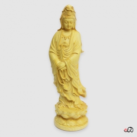 황양목 관세음보살 입상 (21.5cm)