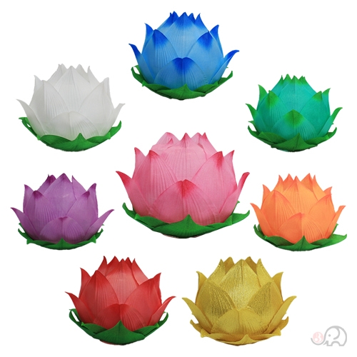 4호 미니 만개연화등(직경15cm) 미니등 소원등 / 야외용 실내용 연등