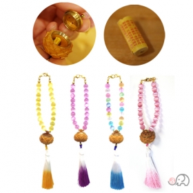 캐츠아이 능엄주 연꽃차걸이(수술색상4가지)