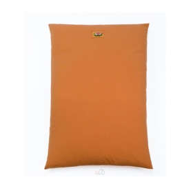 황토색 고급절방석(60x90) - 연꽃수 좌복