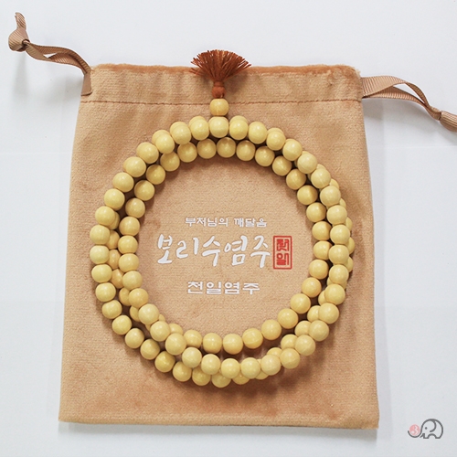 천은사 보리수108염주(왕대/약9mm)(천일염주)