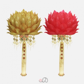 2025 (新)황금재물사업등 10.5호 (최대폭 약37cm)(LED전구,전선, 등표 포함)