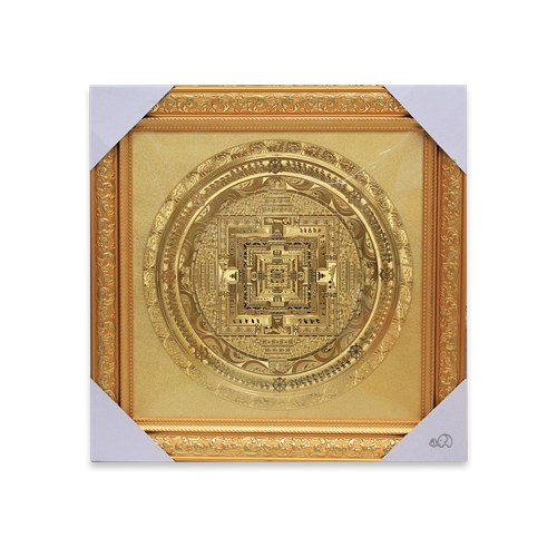 금색 만다라 액자 (66 &times;66cm)