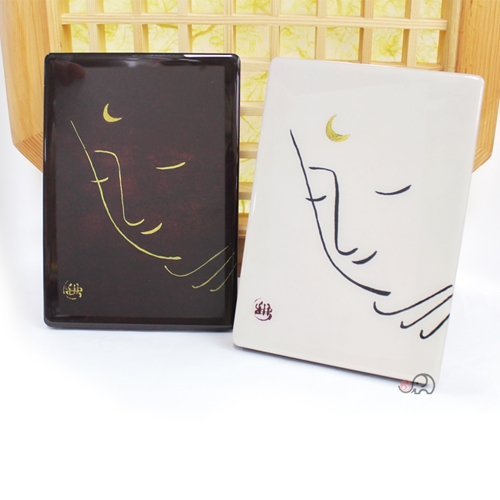 염화미소 미니액자(색상2가지)탁상용 겸용