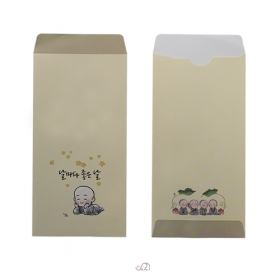 날마다좋은날 보시봉투 (10매)8.3x18.3cm - (세로형)  용돈봉투/불전봉투/새뱃돈봉투