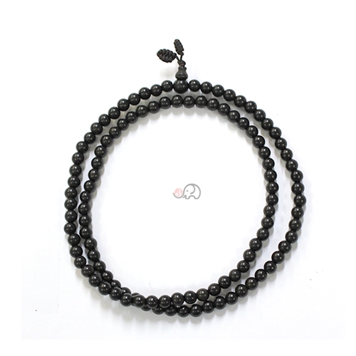 흑단 고무줄 108염주 6mm