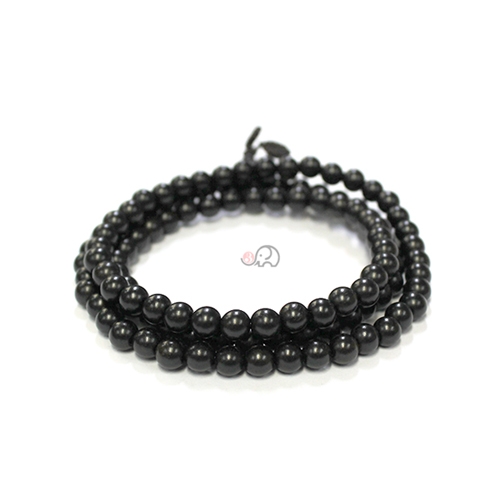 흑단 고무줄 108염주 6mm