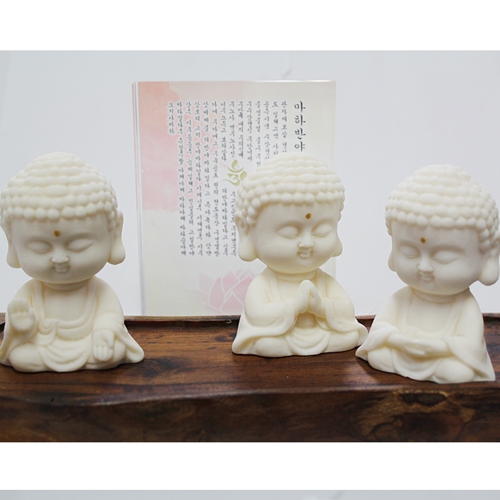 상아야자 미니 삼존불 불상세트(3불세트)