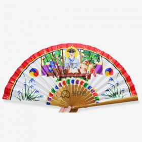 금색고급부채 - 글문(39cm)