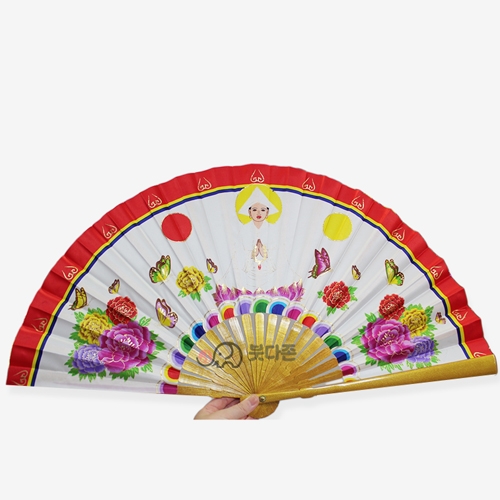 금색고급부채 - 불사(39cm)