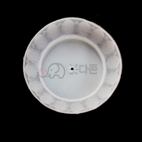 실리콘 촛물받이 10cm (백색/소)