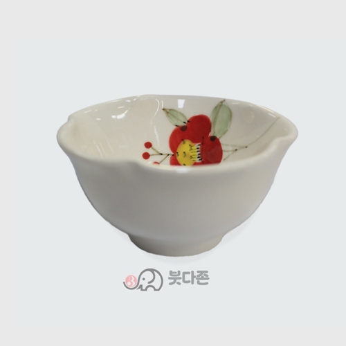 동백꽃 (캐모마일) 찻잔
