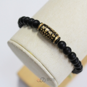 광명진언 원통주불 오닉스합장주 6mm