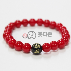 보시용 옴마니주물 적색합장주 8mm(100개x1,000원)