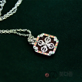 스털링 실버 금강저 펜던트 목걸이