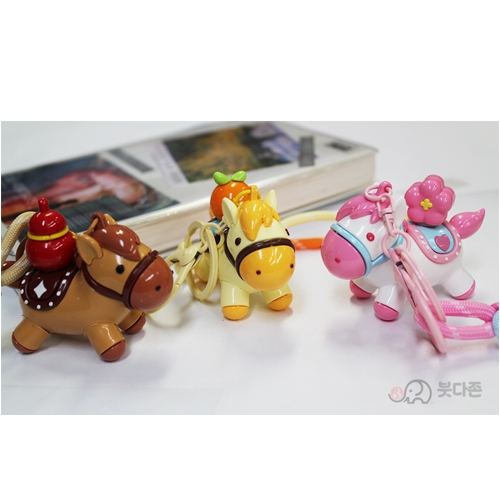 행운의 포니 키링(말 키링) (색상3가지)