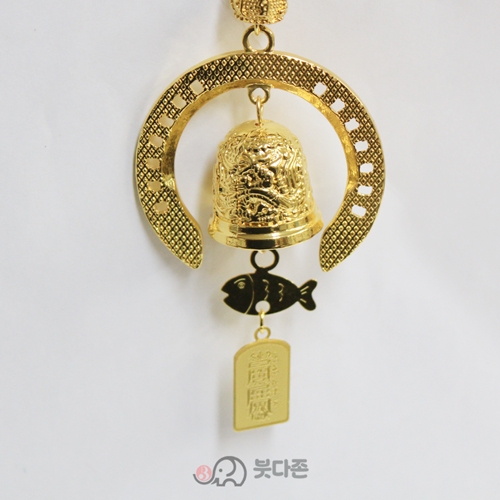금색말발굽 풍경차걸이
