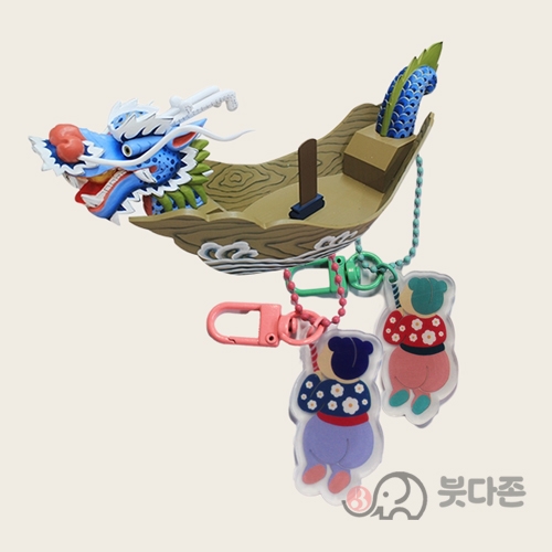 악착보살 캐릭터 키링 (핑크/민트 택1)