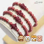 12지띠별 경면주사 합장주 6mm - 행운/활력