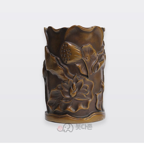 청동연꽃향통 B형(높이11cm)