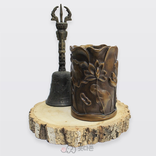 청동연꽃향통 B형(높이11cm)