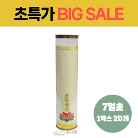 식물성 팜유양초(7일초-20개) 백색D